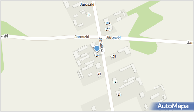 Jaroszki, Jaroszki, 16, mapa Jaroszki