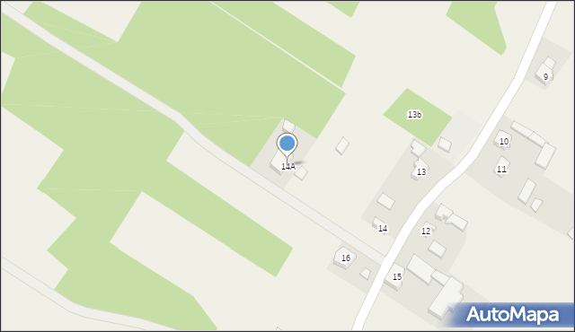 Jaroszki, Jaroszki, 14A, mapa Jaroszki