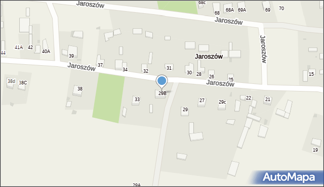 Jaroszów, Jaroszów, 29B, mapa Jaroszów