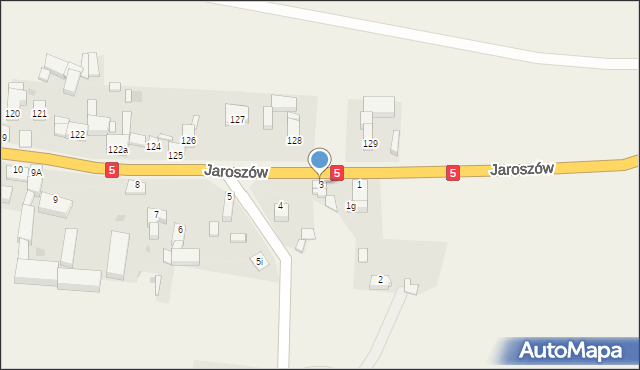 Jaroszów, Jaroszów, 3, mapa Jaroszów