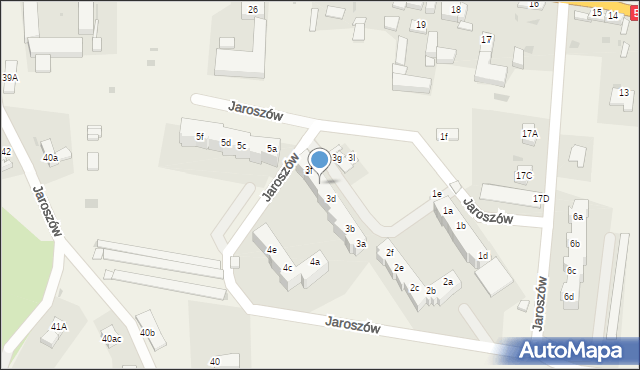 Jaroszów, Jaroszów, 3e, mapa Jaroszów