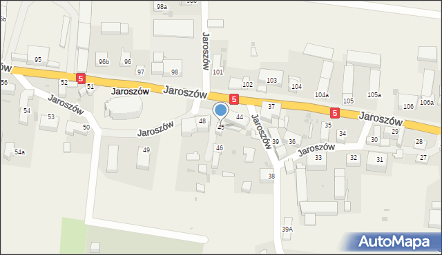 Jaroszów, Jaroszów, 45, mapa Jaroszów