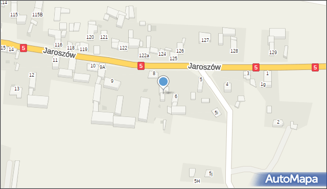 Jaroszów, Jaroszów, 7A, mapa Jaroszów