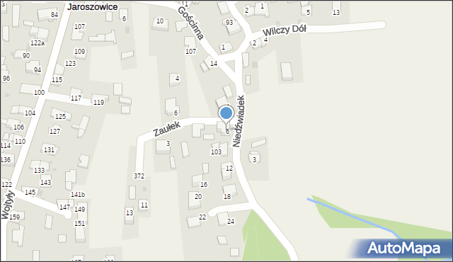 Jaroszowice, Jaroszowice, 104, mapa Jaroszowice