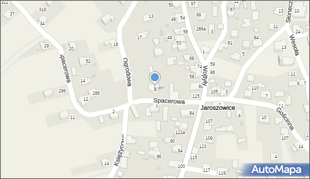 Jaroszowice, Jaroszowice, 116, mapa Jaroszowice