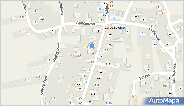 Jaroszowice, Jaroszowice, 121, mapa Jaroszowice