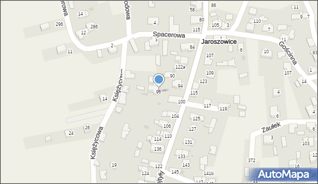 Jaroszowice, Jaroszowice, 127, mapa Jaroszowice