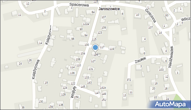 Jaroszowice, Jaroszowice, 129, mapa Jaroszowice