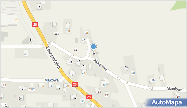 Jaroszowice, Jaroszowice, 249, mapa Jaroszowice