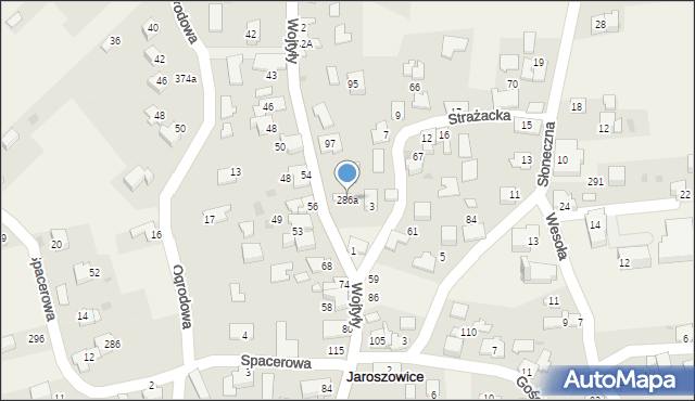 Jaroszowice, Jaroszowice, 286a, mapa Jaroszowice