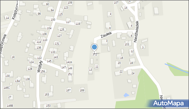 Jaroszowice, Jaroszowice, 372, mapa Jaroszowice