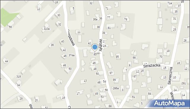 Jaroszowice, Jaroszowice, 43, mapa Jaroszowice