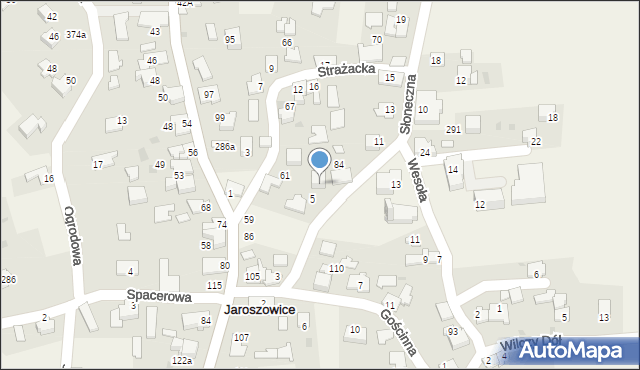 Jaroszowice, Jaroszowice, 84a, mapa Jaroszowice