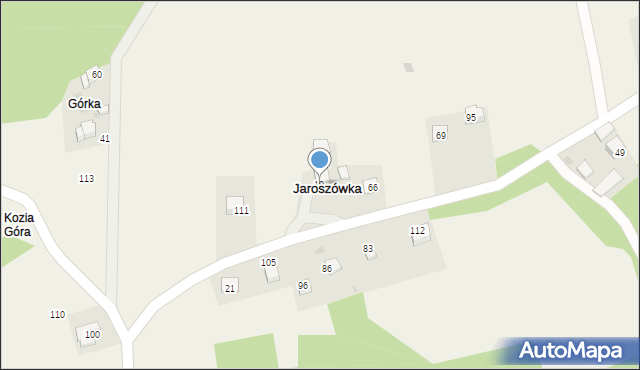 Jaroszówka, Jaroszówka, 19, mapa Jaroszówka