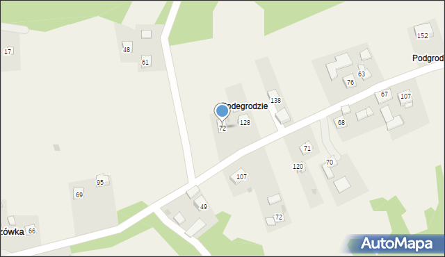 Jaroszówka, Jaroszówka, 72, mapa Jaroszówka