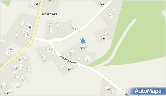 Jaroszówka, Jaroszówka, 19B, mapa Jaroszówka