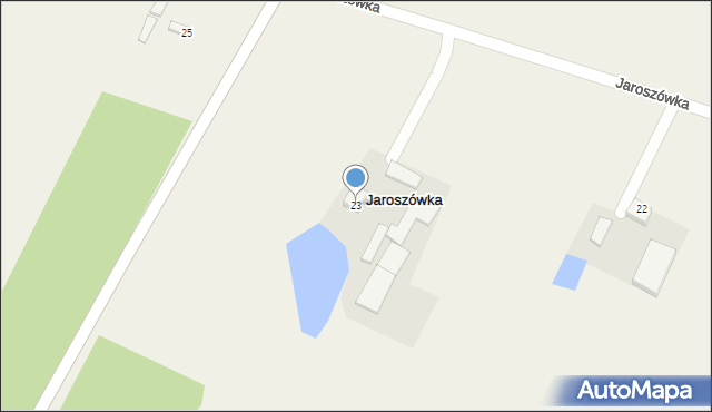 Jaroszówka, Jaroszówka, 23, mapa Jaroszówka