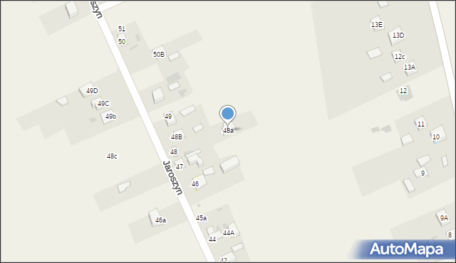 Jaroszyn, Jaroszyn, 48a, mapa Jaroszyn