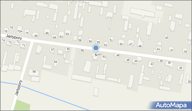 Jartypory, Jartypory, 54, mapa Jartypory