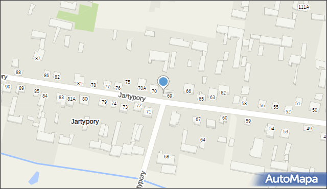 Jartypory, Jartypory, 69a, mapa Jartypory