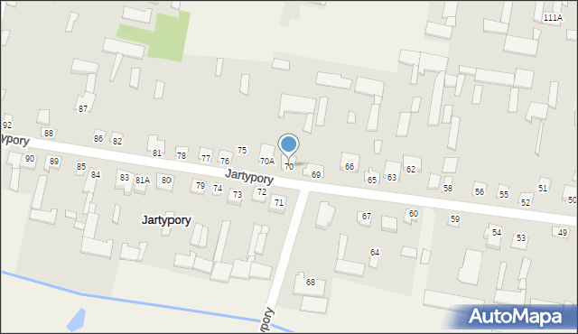 Jartypory, Jartypory, 70, mapa Jartypory