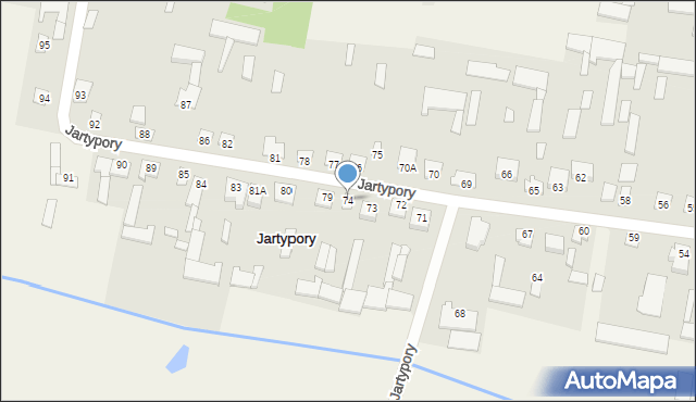 Jartypory, Jartypory, 74, mapa Jartypory