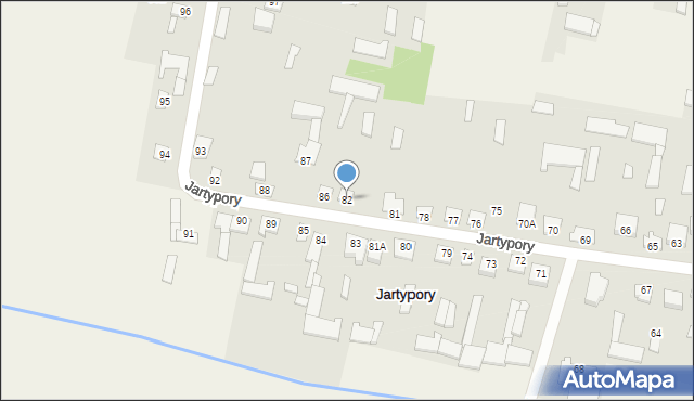Jartypory, Jartypory, 82, mapa Jartypory