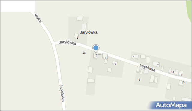 Jaryłówka, Jaryłówka, 2, mapa Jaryłówka