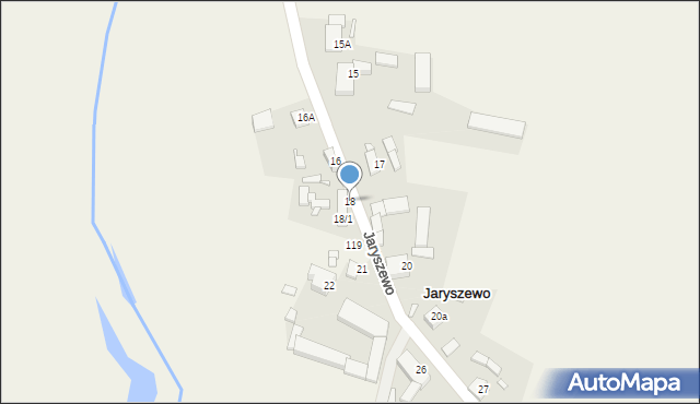 Jaryszewo, Jaryszewo, 18, mapa Jaryszewo