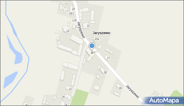 Jaryszewo, Jaryszewo, 26, mapa Jaryszewo