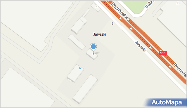 Jaryszki, Jaryszki, 3, mapa Jaryszki