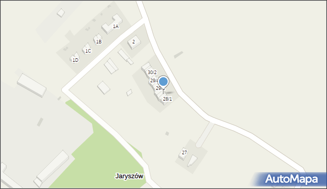 Jaryszów, Jaryszów, 28/3, mapa Jaryszów