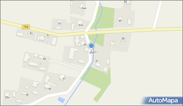 Jarząbki, Jarząbki, 57a, mapa Jarząbki