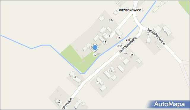 Jarząbkowice, Jarząbkowice, 12, mapa Jarząbkowice