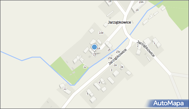 Jarząbkowice, Jarząbkowice, 13, mapa Jarząbkowice