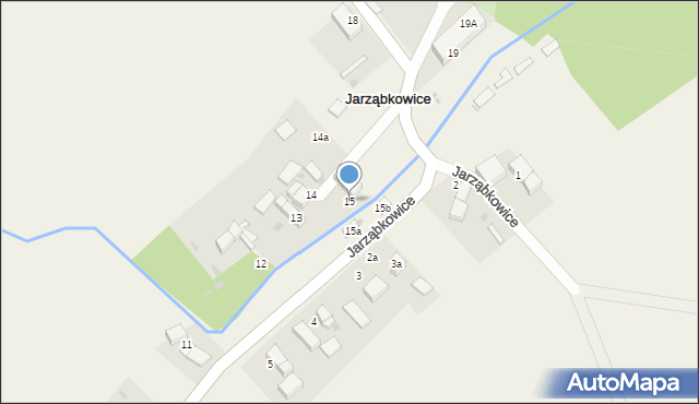 Jarząbkowice, Jarząbkowice, 15, mapa Jarząbkowice