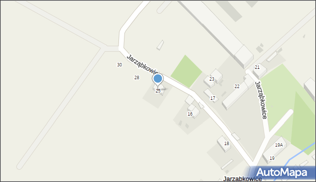 Jarząbkowice, Jarząbkowice, 25, mapa Jarząbkowice
