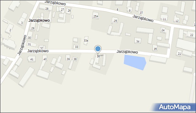 Jarząbkowo, Jarząbkowo, 36, mapa Jarząbkowo