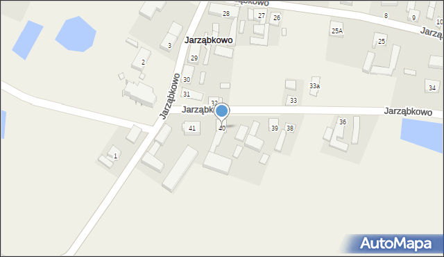 Jarząbkowo, Jarząbkowo, 40, mapa Jarząbkowo