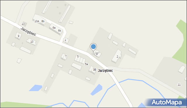 Jarzębiec, Jarzębiec, 4B, mapa Jarzębiec