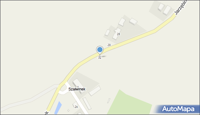 Jarzębina, Jarzębina, 31, mapa Jarzębina