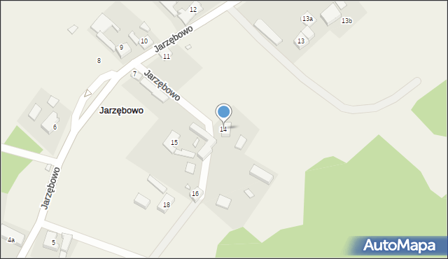 Jarzębowo, Jarzębowo, 14, mapa Jarzębowo