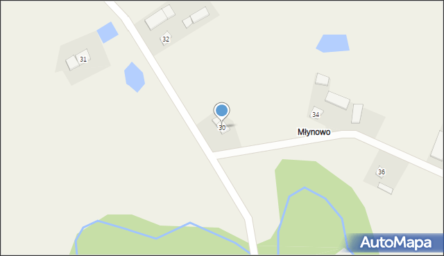 Jarzeń, Jarzeński Młyn, 30, mapa Jarzeń