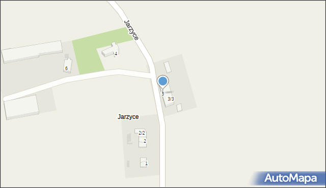 Jarzyce, Jarzyce, 3, mapa Jarzyce