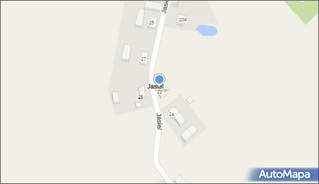 Jasiel, Jasiel, 22, mapa Jasiel
