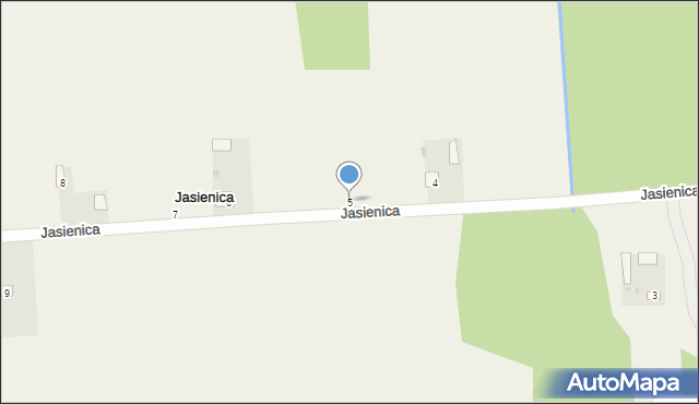 Jasienica, Jasienica, 5, mapa Jasienica