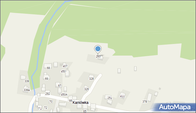 Jasienica, Jasienica, 293, mapa Jasienica