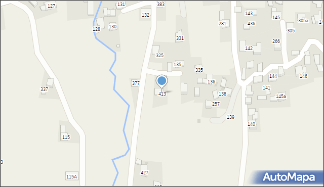 Jasienica, Jasienica, 413, mapa Jasienica