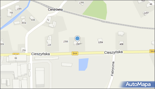 Jasienica, Jasienica, 228, mapa Jasienica