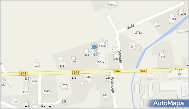 Jasienica, Jasienica, 730, mapa Jasienica